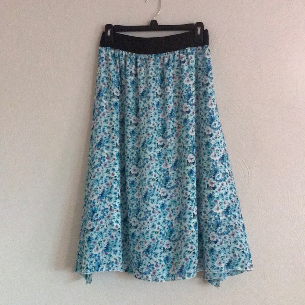 Lularoe Floral Lola Skirt